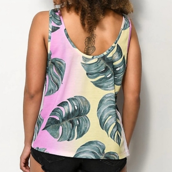 Adidas tropical 3 stripe tank top - Picture 2 of 10